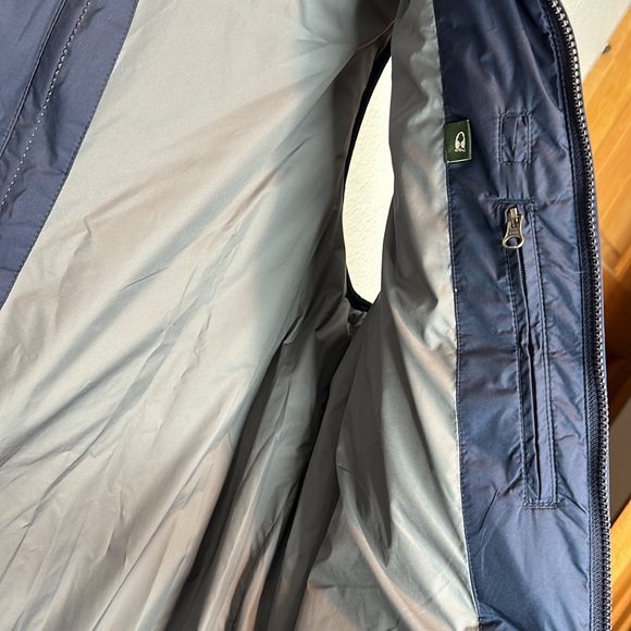 Eddie Bauer Premium Goose Down Vest Puffer Quilted Full Zip Pockets sz Tall M - Picture 5 of 5